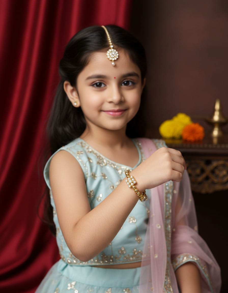 Kundan golden bracelet