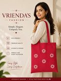 Star Flower Red Bag