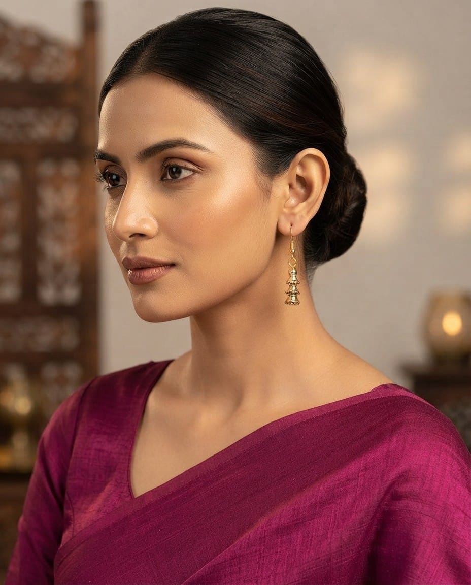 Trilayer Jhumka