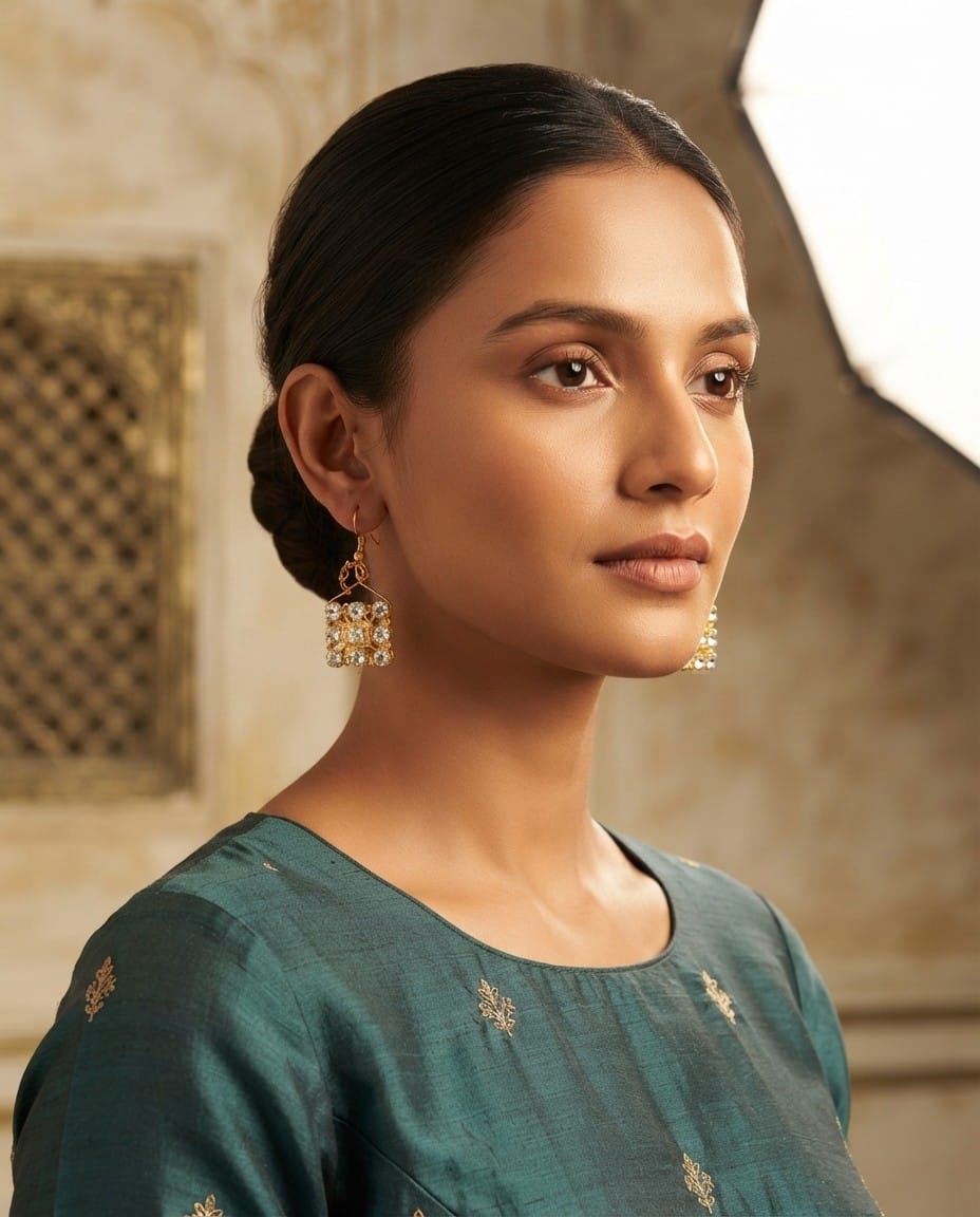 Kundan earings